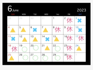 6月のご予約状況☂️